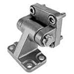 L - rear hinge mounting 100mm aluminium