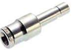 Expanding connector 12/10mm nickel brass