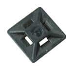 Holder til kabelbinder 19x19mm sort