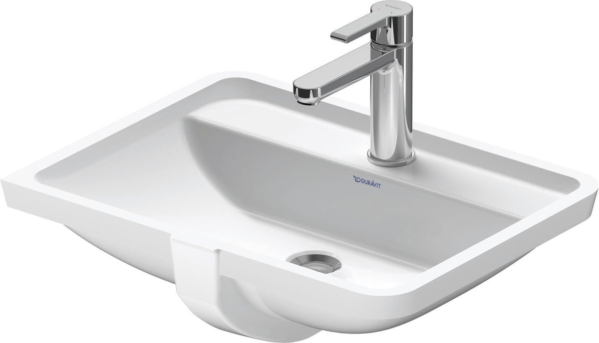 Duravit Starck 3 håndvask t/indbyg hvid 525mm WonderGliss