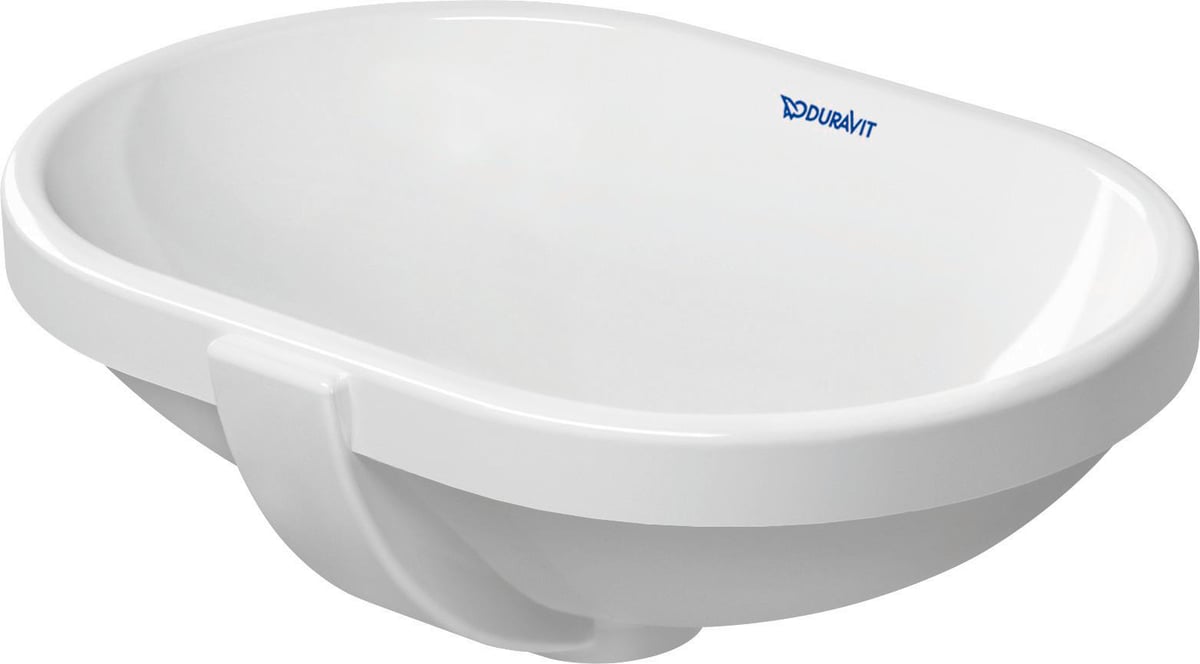 Duravit Foster håndvask t/indbyg hvid 430mm WonderGliss