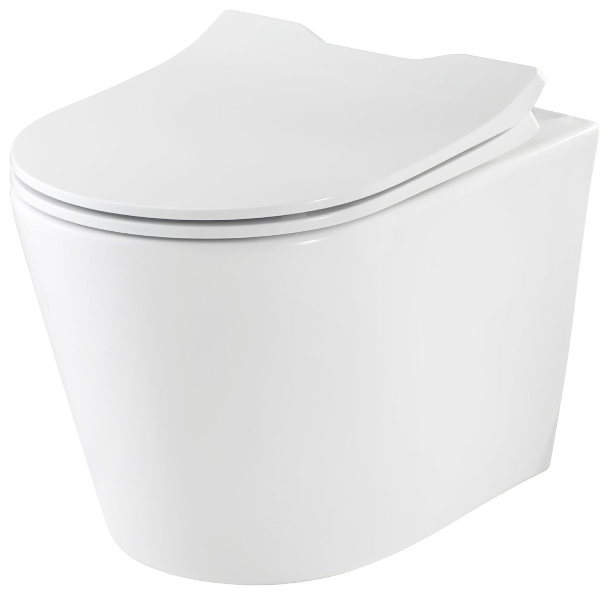 Pressalit Trend Combi Pack, væghængt toilet med Projecta D Solid Pro toiletsæde (1008011-DG4925)