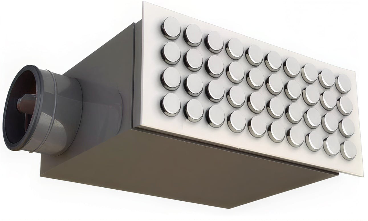Lindab ventilationsrist nr19s 400150