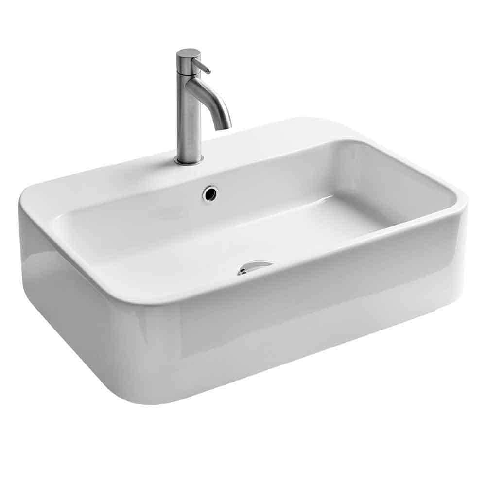 Lavabo Cosa 60 håndvask m/hanehul hvid