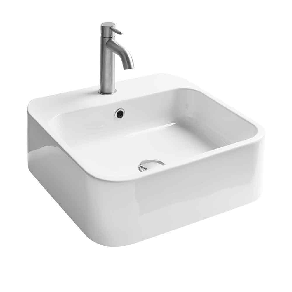 Lavabo Cosa 48 håndvask m/hanehul hvid