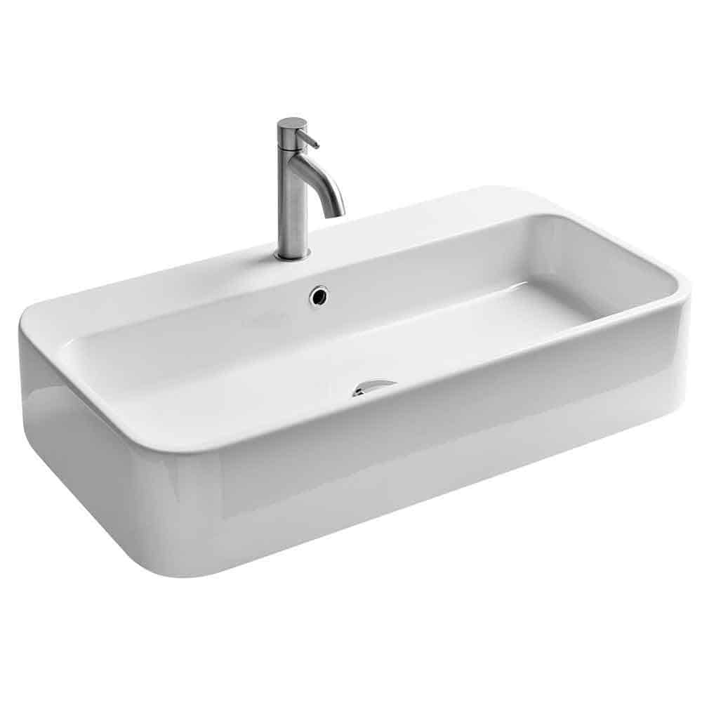 Lavabo Cosa 80 håndvask m/hanehul hvid