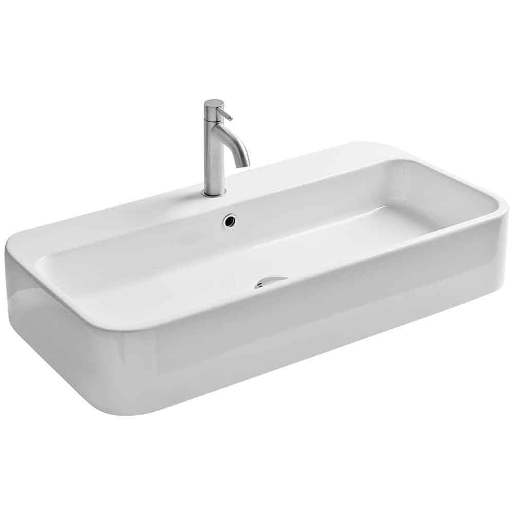 Lavabo Cosa 100 håndvask m/hanehul hvid