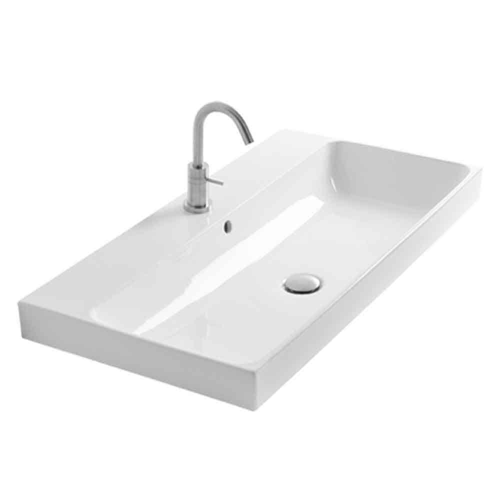Lavabo Lavabo 80 håndvask m/hanehul hvid