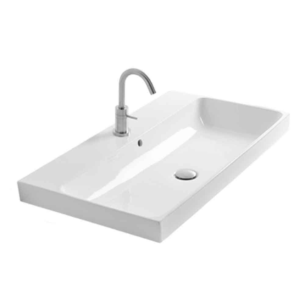 Lavabo Lavabo 60 håndvask m/hanehul hvid