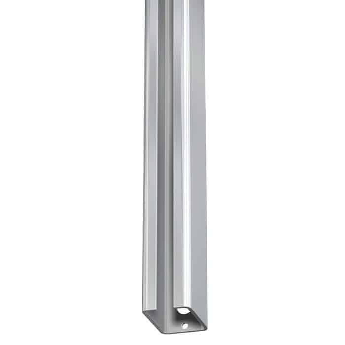 Monteringsskinne R6 galvaniseret 41X60 mm X 2m