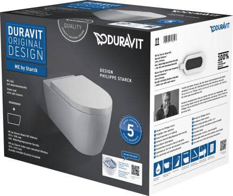 Duravit ME by Starck sampak inkl. vægskål m/tsæde