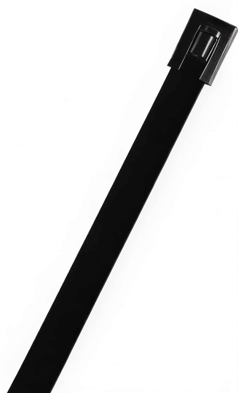 Steel cable ties, stainless, 360x4.6mm,