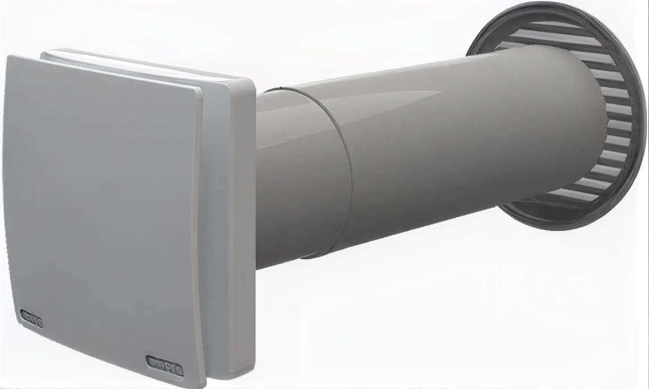 Ventilator rec duo100 plus med varmegenv