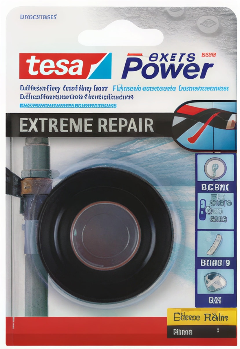 Extreme repair silikonetape, sort