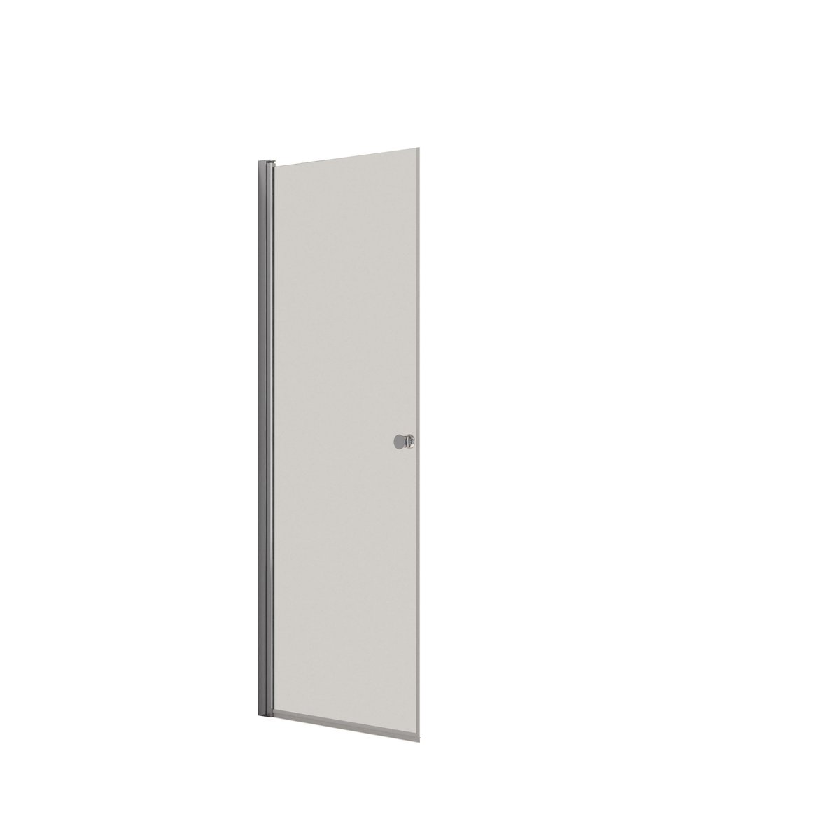 Dansani brusedør H:200x77-79cm krom/klart glas
