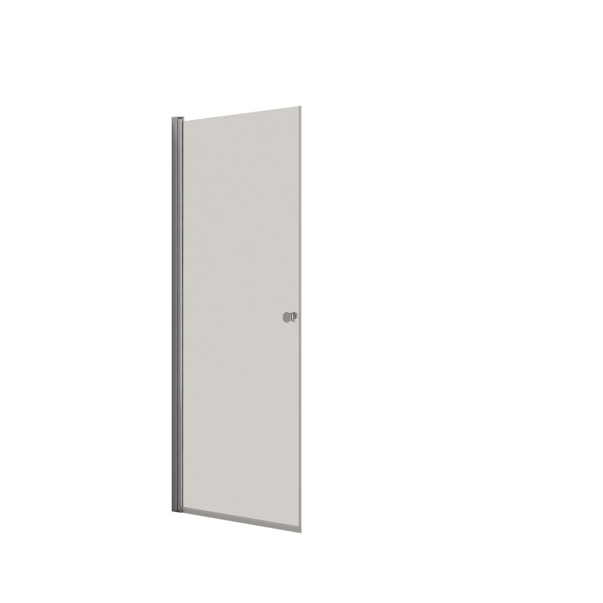 Dansani brusedør H:200x87-89cm krom/klart glas