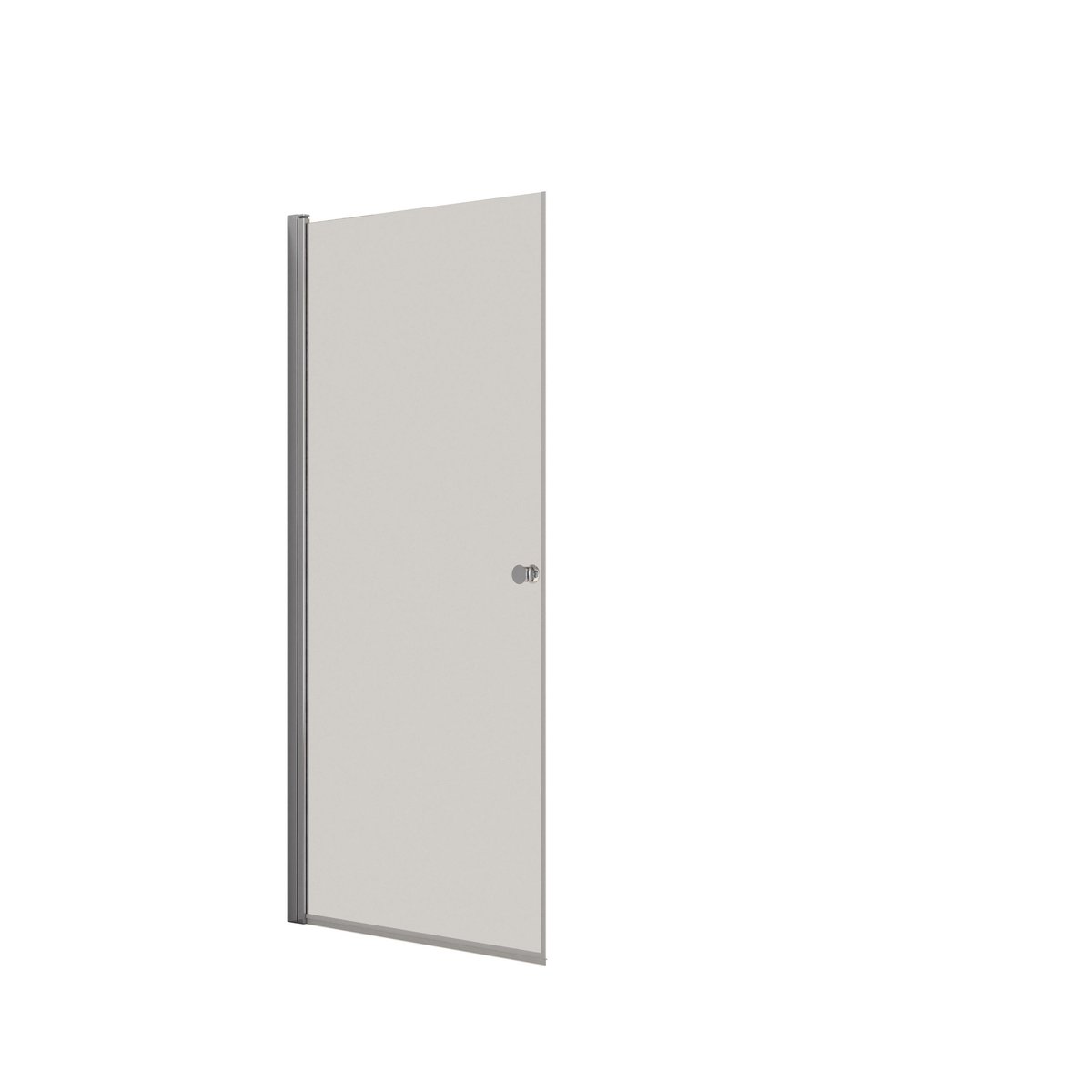 Dansani brusedør H:200x97-99 cm krom/klart glas