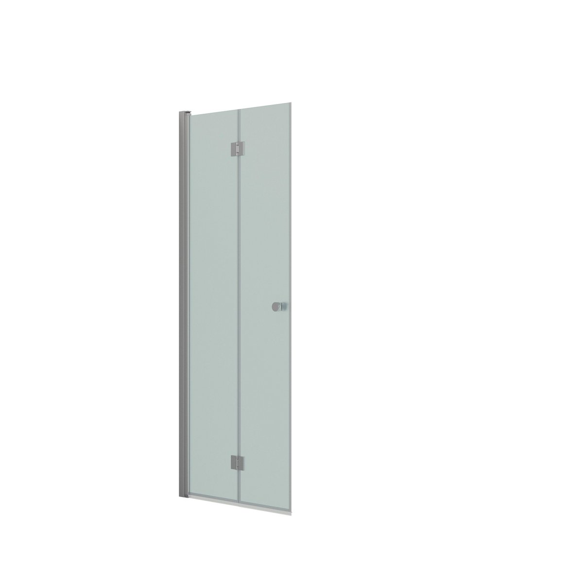 Dansani foldedør H:200x77-79cm satin/isglas