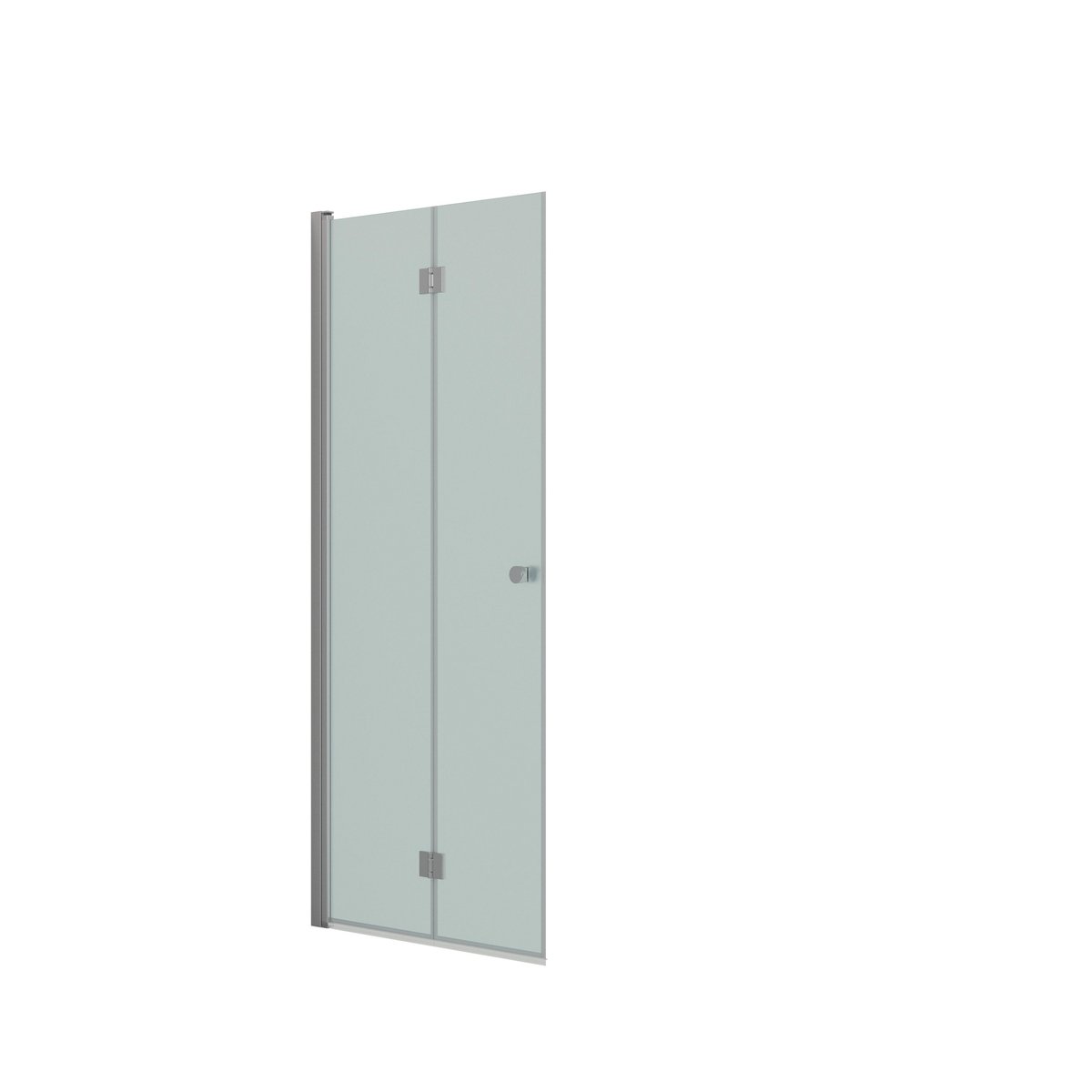 Dansani foldedør H:200x87-89cm satin/isglas