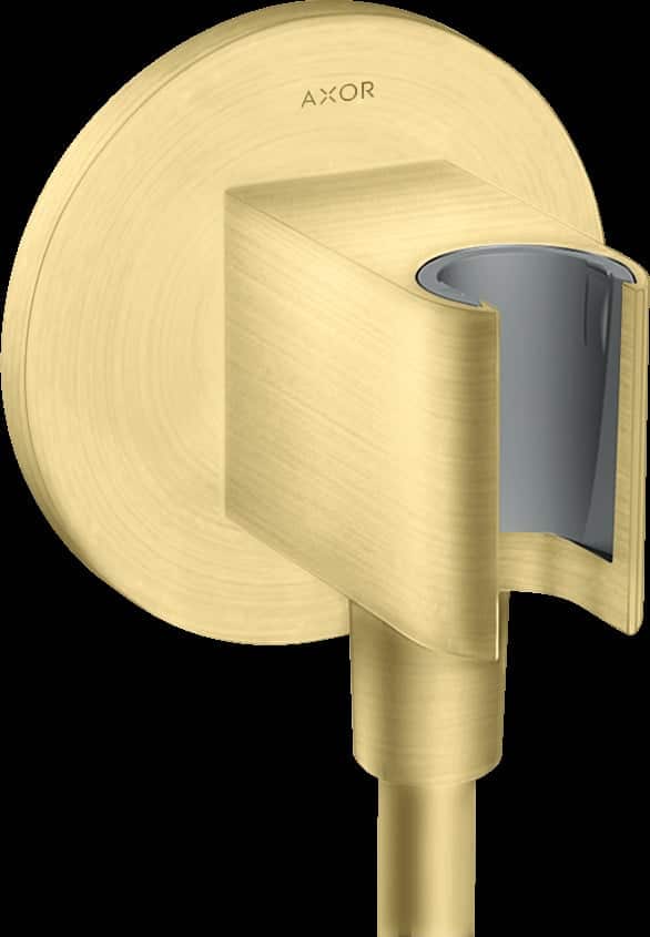 hansgrohe Axor Porter bruserholder m/slangeudtag rund børstet messing PVD