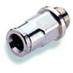 Straight adaptor 10mm g1/2" nickel brass