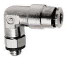 Swivel elbow adaptor 5mm g1/4" 18bar