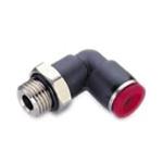 Swivel elbow adaptor 10mm g1/4 pbt 10bar