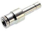 Expanding connector 8/6mm nickel brass