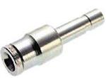 Expanding connector 6/5mm nickel brass