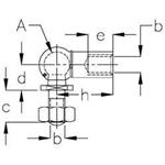 Cs angle joint din 71802 m6 right 8mm