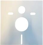 Lyddæmpningssæt til væghængt toilet