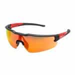 Sikkerhedsbrille enhanced spejl rød