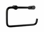 Mat sort toiletrulleholder