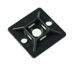 Holder til kabelbinder 28x28mm sort