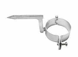 Hængselstift galvaniseret ø76 x 32/2 mm til mur