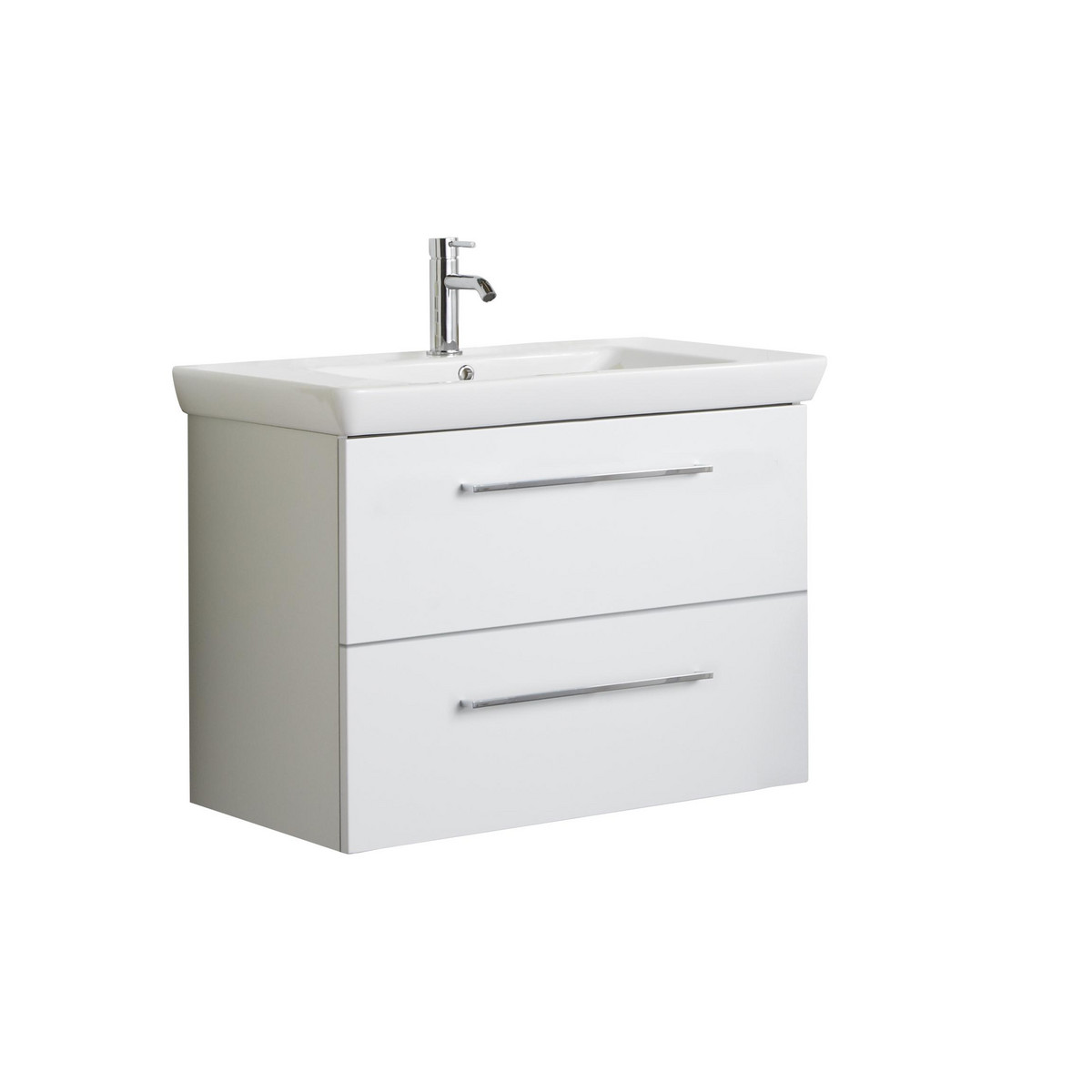 Dansani Lotto vaskeskab m/2 skuffer 57,6 x 80 x 44 cm, hvid