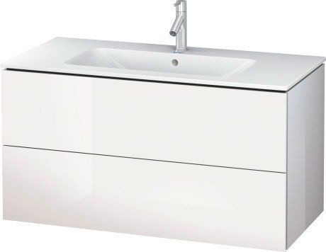 Duravit L-Cube vaskeskab 102 x 48 cm hvid højglans