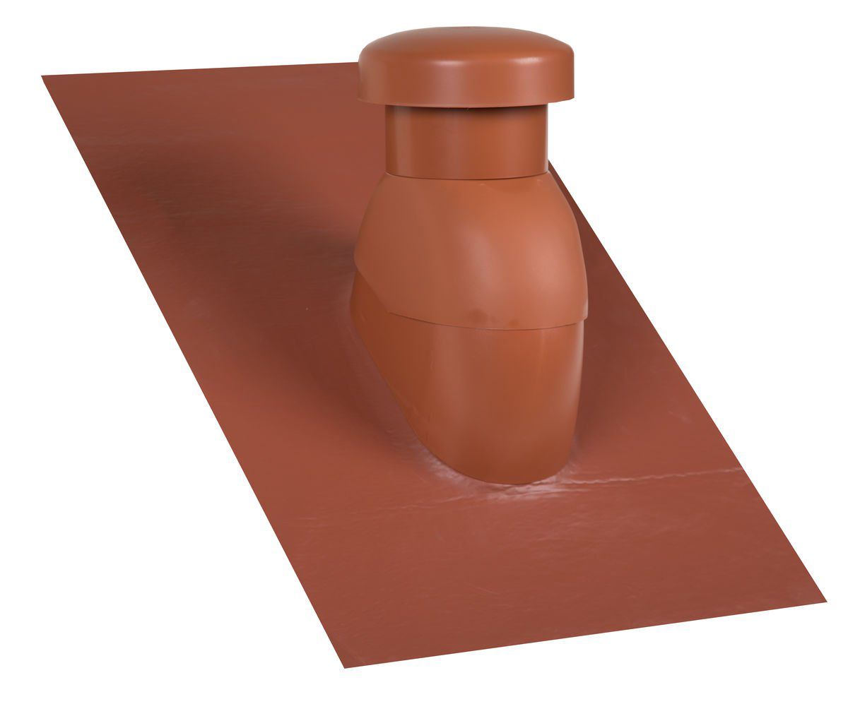 Sabetoflex ventilationshætte 5-45° ø125 rød pib