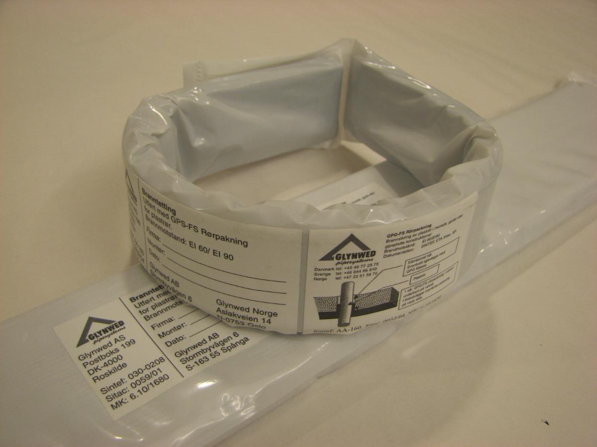 Firesafe brandpakning 160 mm