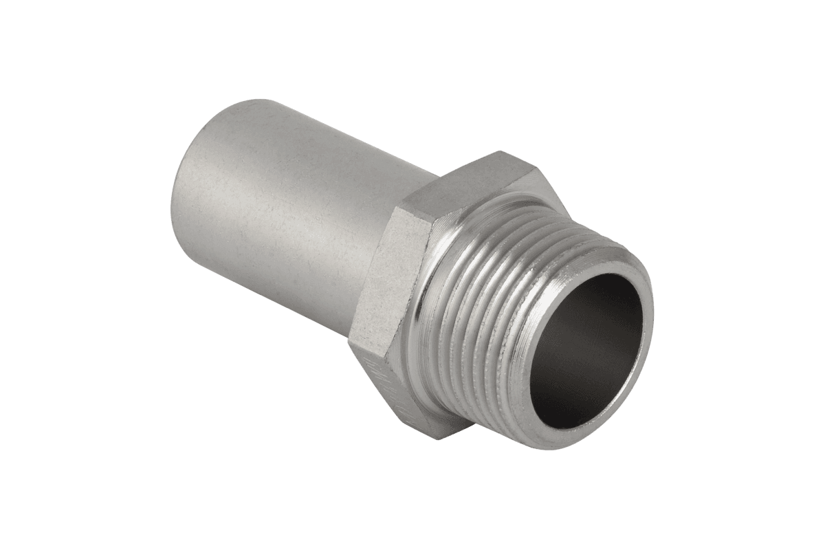 Mapress overgang rustfri 28x1 Nippel/nippel