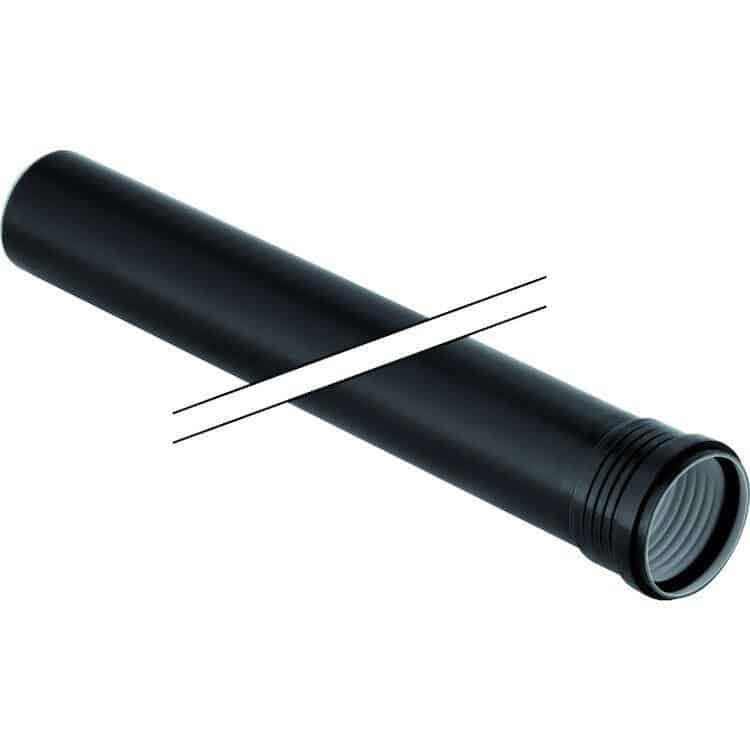 Geberit Silent afløbsrør 75x1000mm, Sort, PP