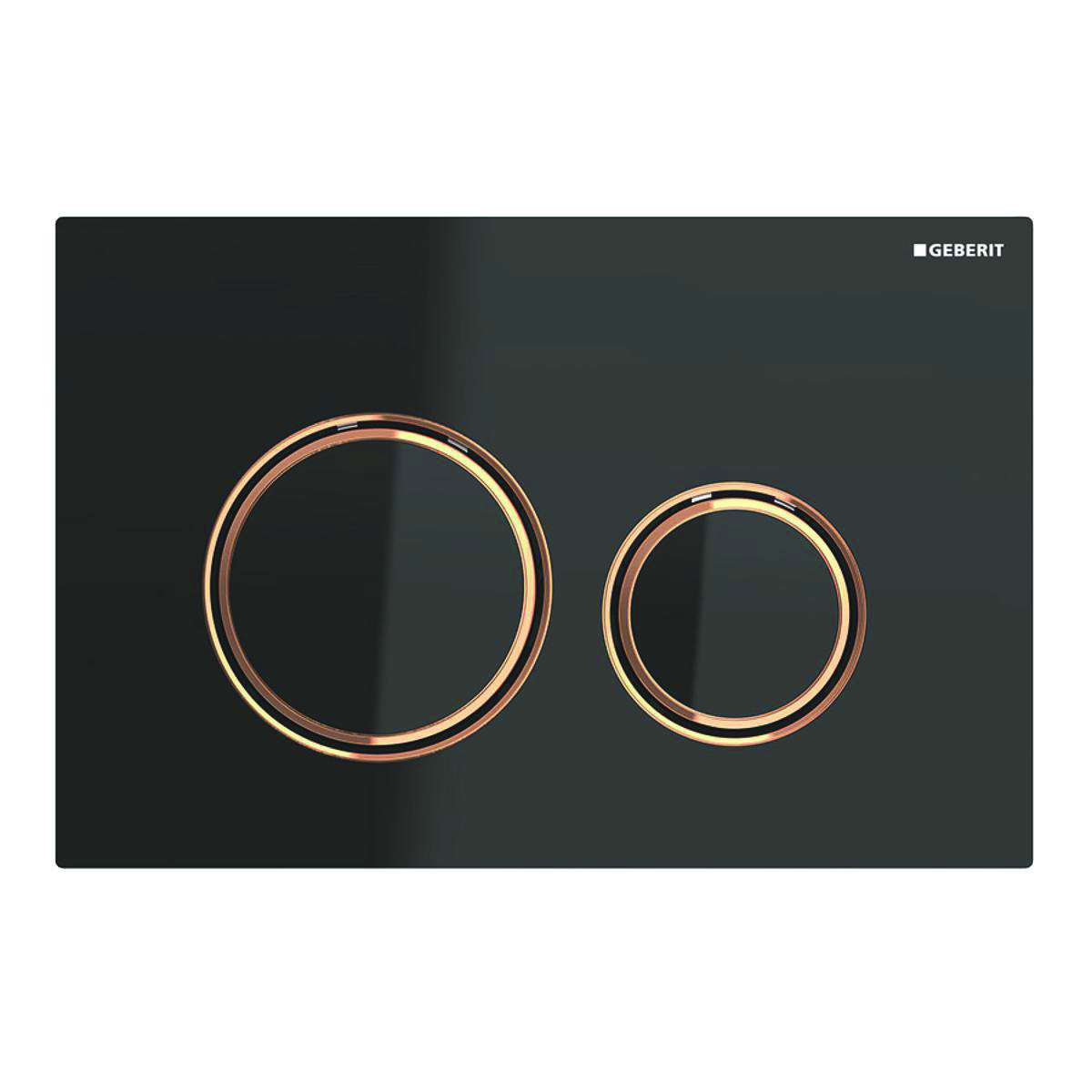 Geberit Sigma21 betjeningsplade, rødguld/sort
