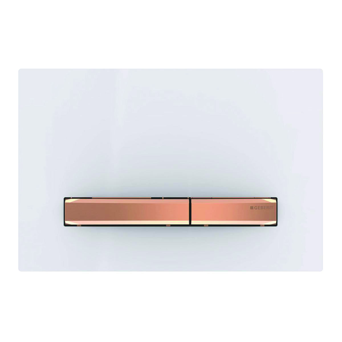 Geberit Sigma50 betjeningsplade, rødguld/hvid