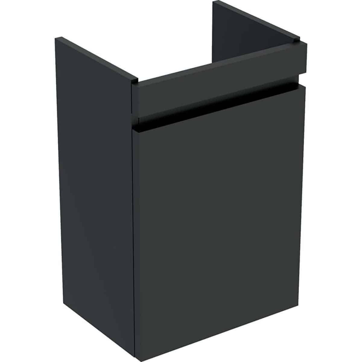 Geberit Renova Plan vaskeskab, 385 x 310 x 660 mm, 1 låge, Lava højkomprimeret trelags-spånplade, ma