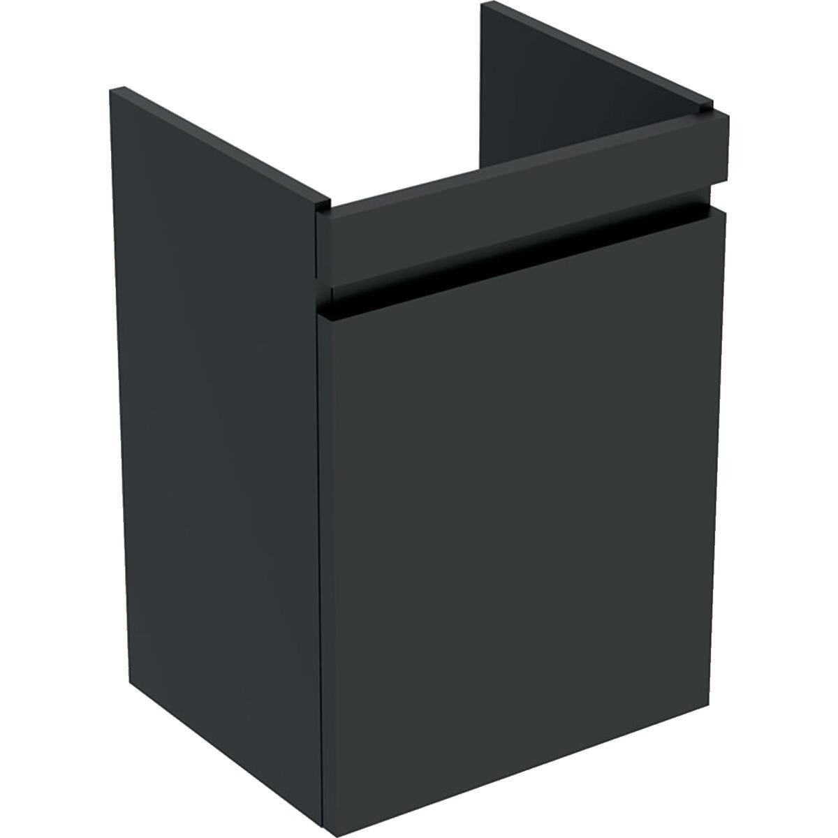 Geberit Renova Plan vaskeskab, 435 x 345 x 660 mm, 1 låge, Lava højkomprimeret trelags-spånplade, ma