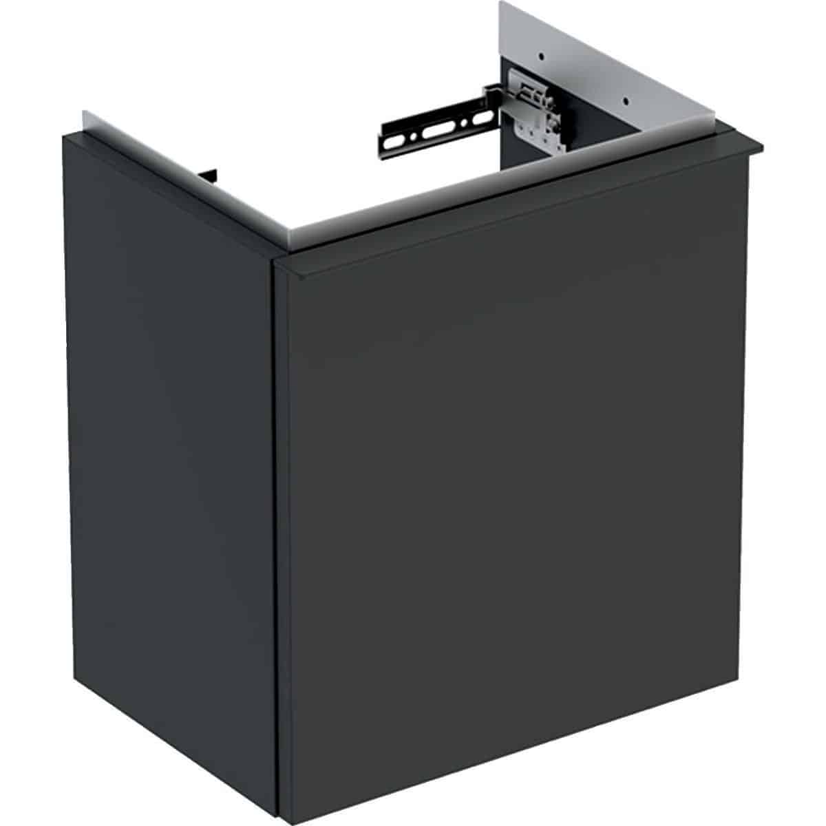 Geberit Icon vaskeskab 370 x 279 x 415 mm, 1 låge, Lava højkomprimeret trelags-spånplade, mat lakere