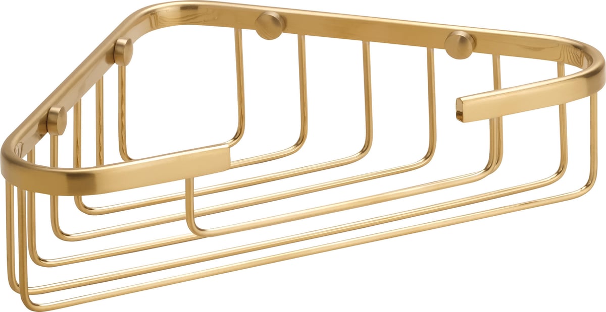KRISS Athena hjørnetrådkurv 250x190x60mm, bør guld (PVD)