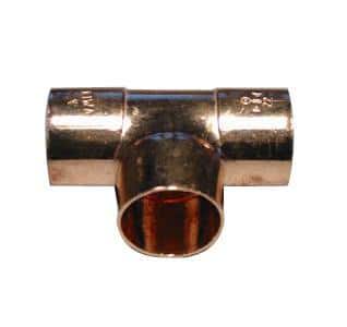 Viega T-stykke 28 mm kobber