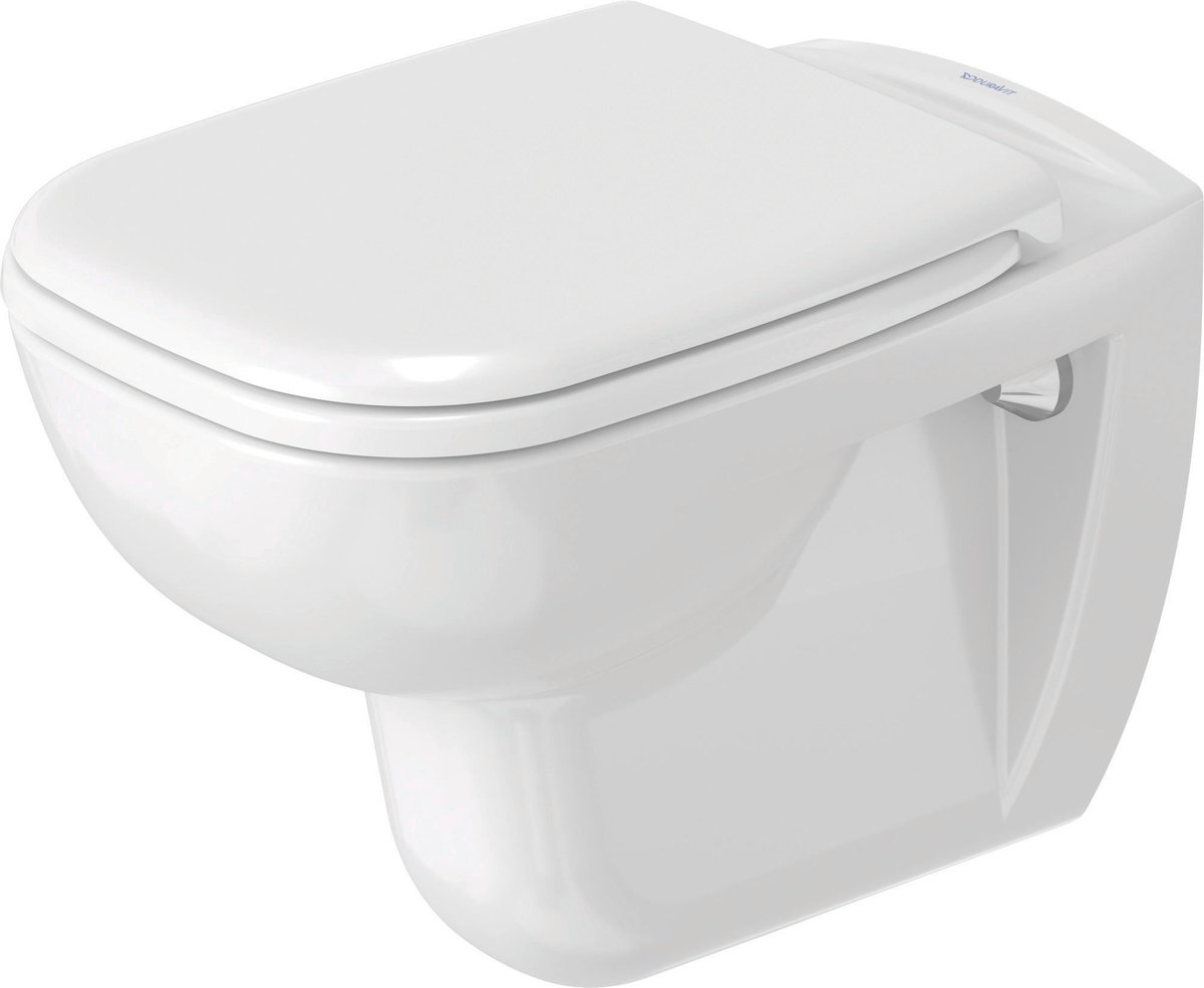 Duravit D-Code toilet 545mm hvid højglans HygieneGlaze