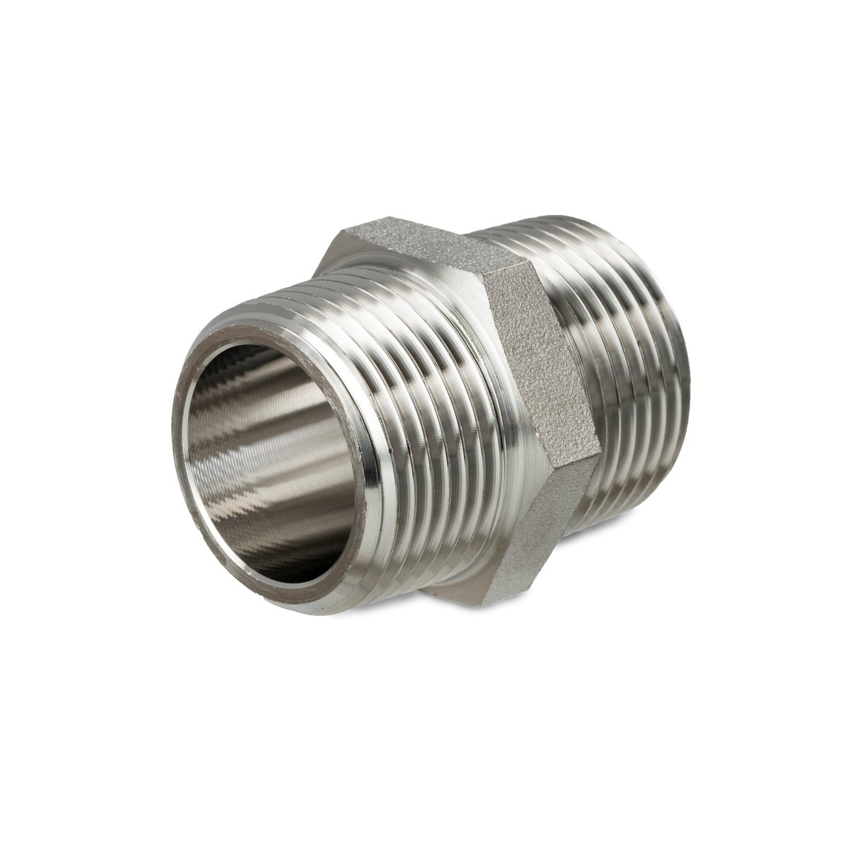 Brystnippel 1.4404/316L 100 bar 1/2"